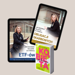 Pakiet ebooków: ebook o ETF-ach plus ebook o obligacjach skarbowych plus książka "Kobieta spełniona..."